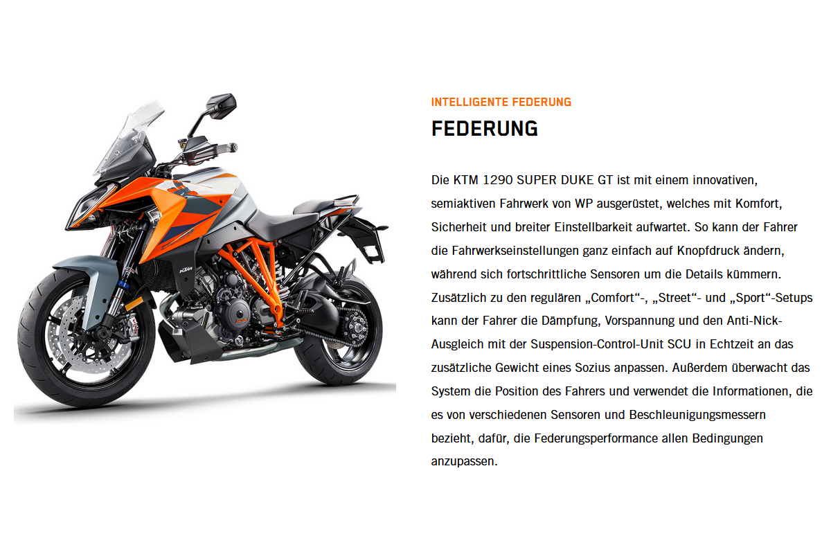 KTM 1290 Super Duke GT 2022 Bild 13
