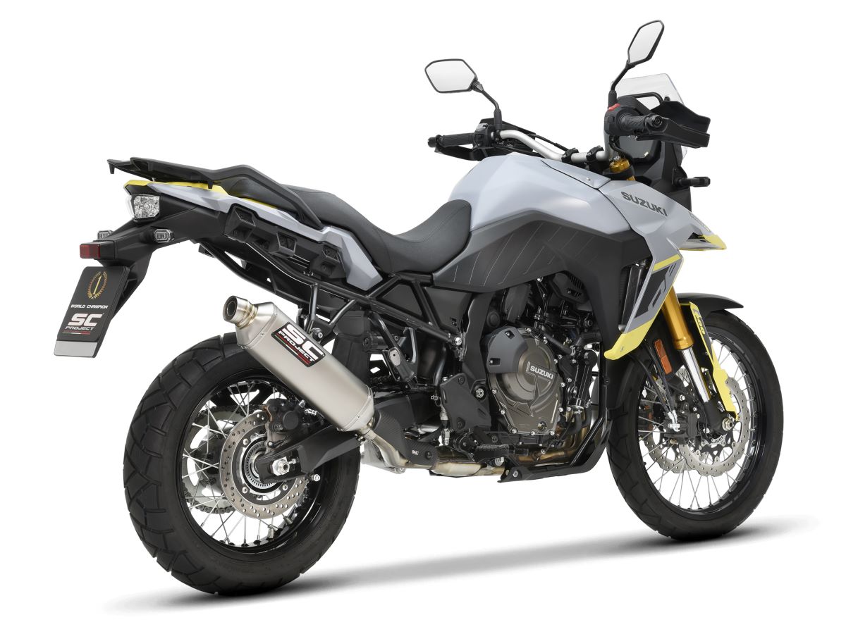 23SC P07 Endschalldämpfer Suzuki V Strom Rally Raid