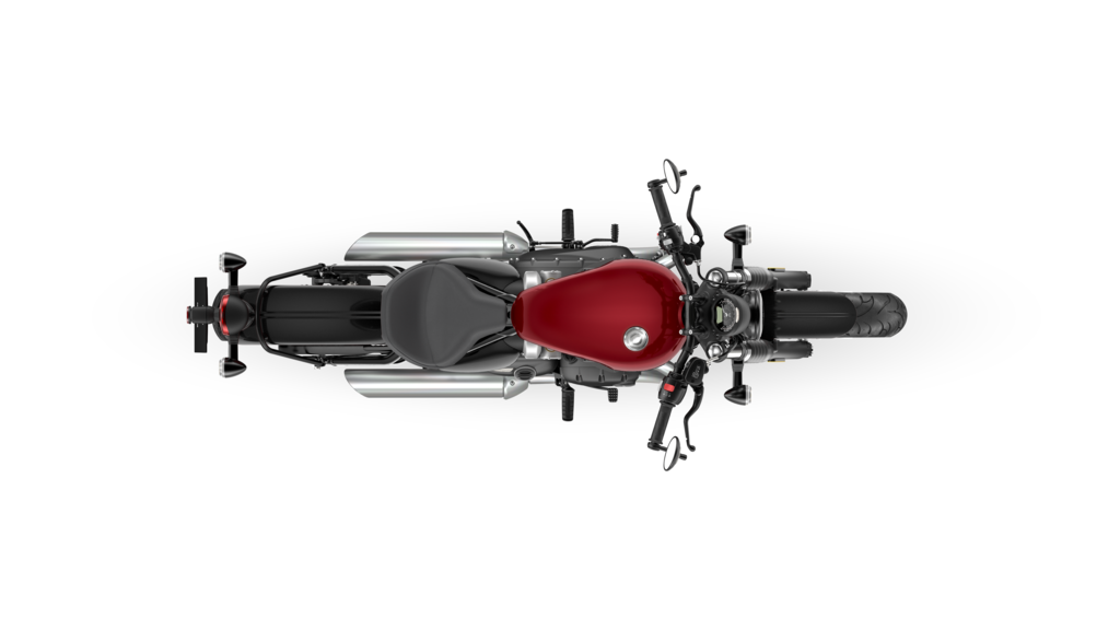 Bonneville Bobber MY23 Red Hopper TOP