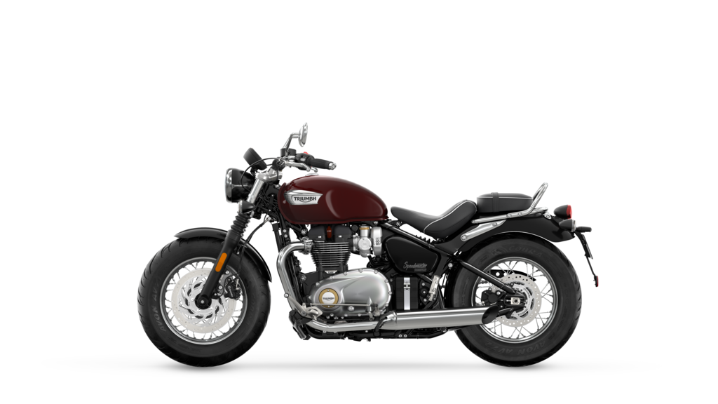 Bonneville Speedmaster MY23 Cordovan Red LHS