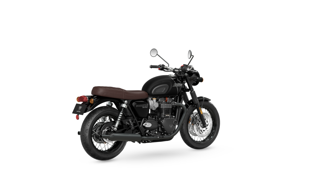 Bonneville T120 Black MY23 Sapphire Black AngleLHS