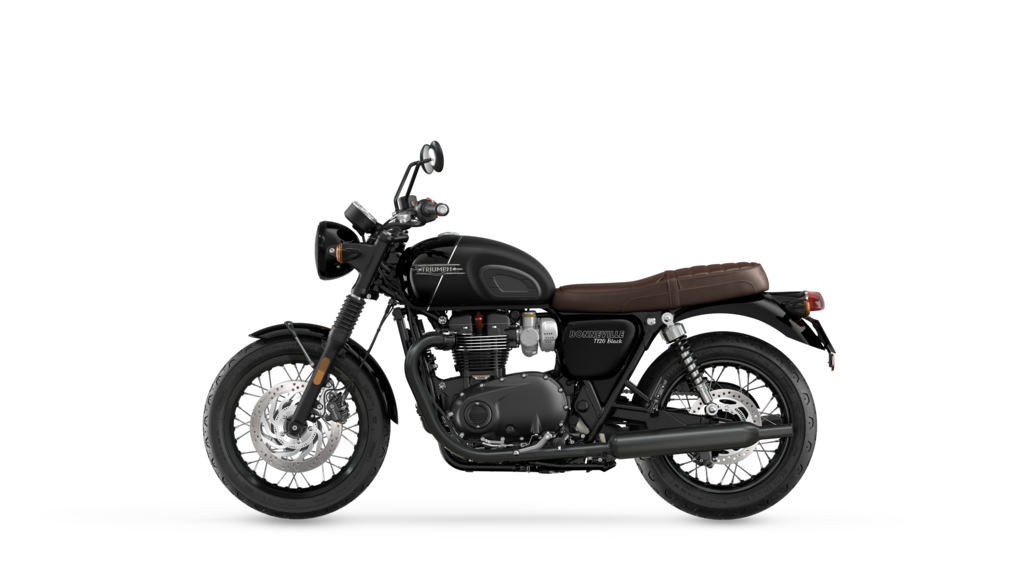 Bonneville T120 Black MY23 Sapphire Black LHS