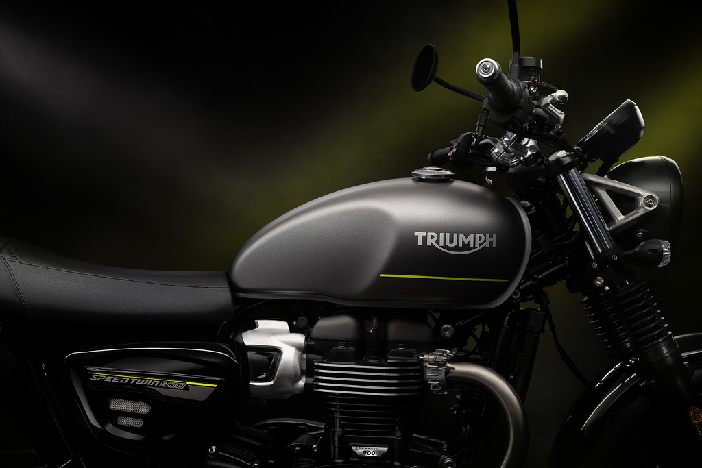 Triumph Speed Twin 900   Matt Silver Eis   Bild 5